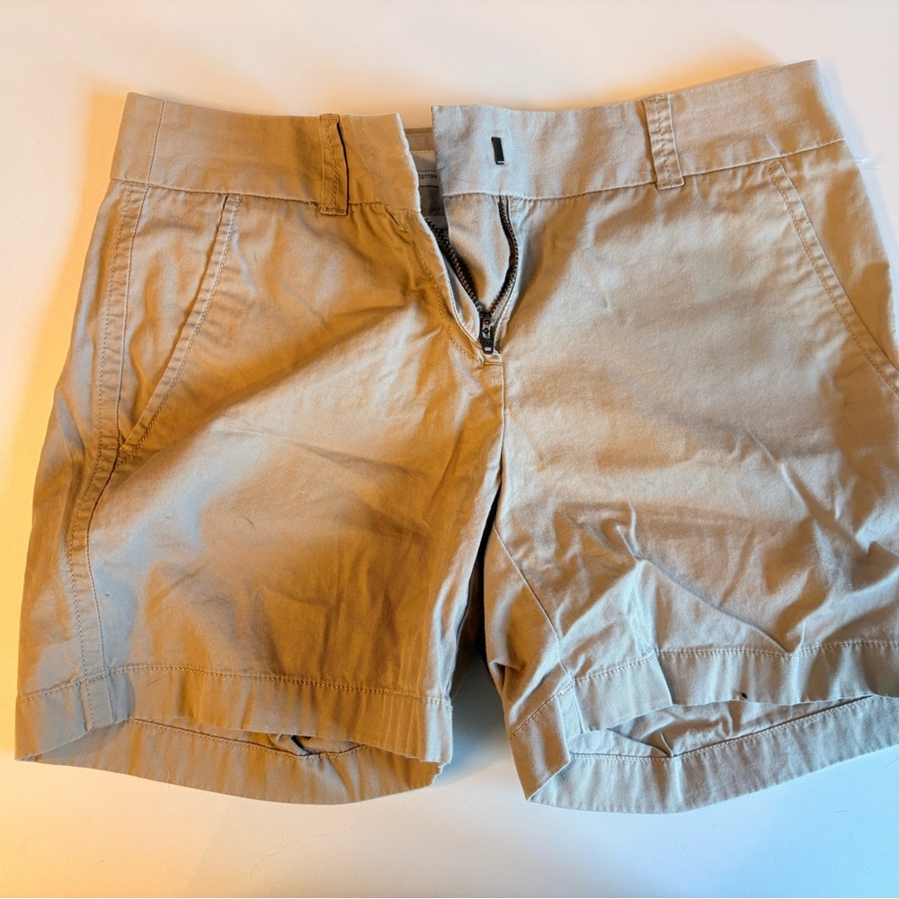 J. Crew 100% Cotton Classic Khaki Cargo Shorts
